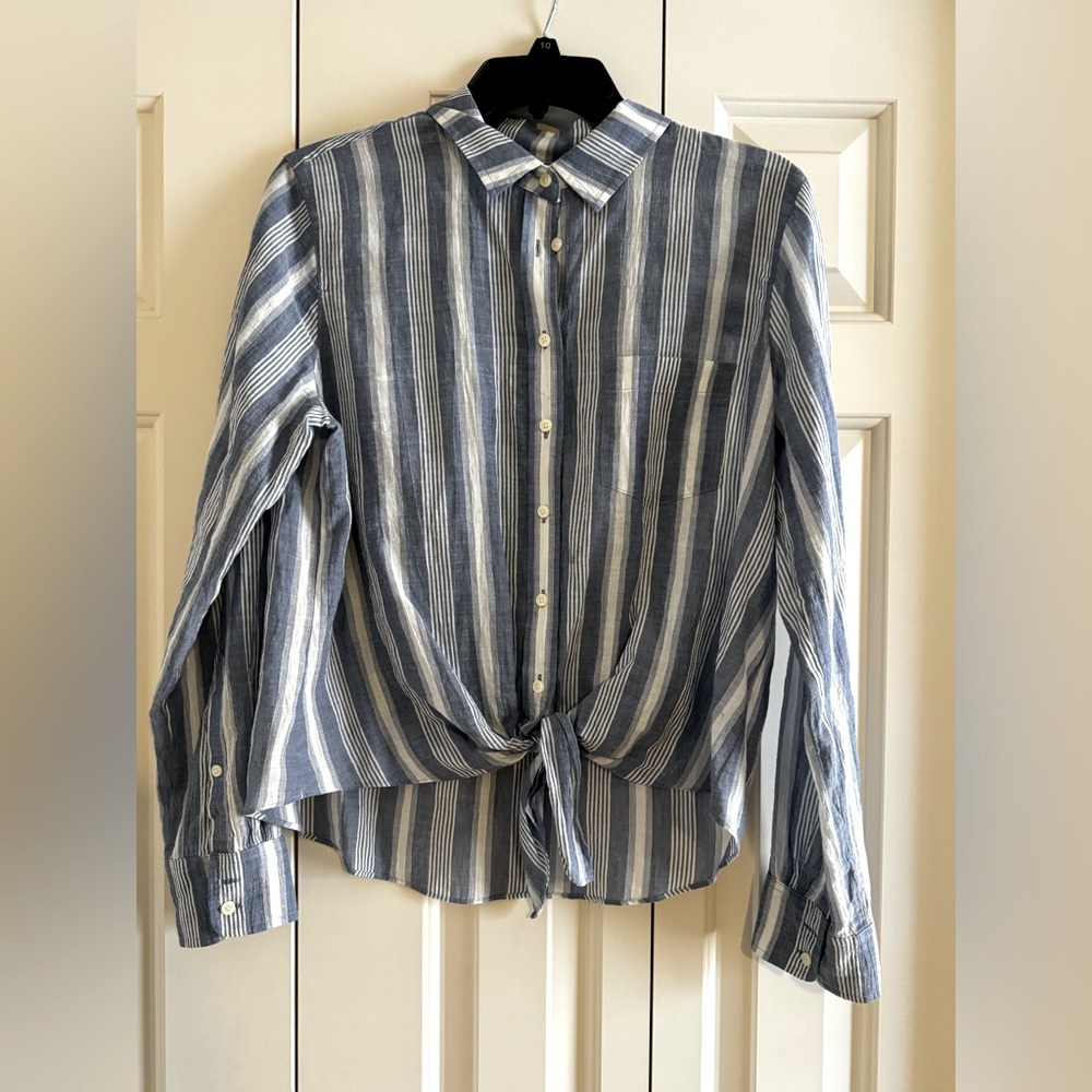 J Crew Factory Cotton Button Down Size Medium